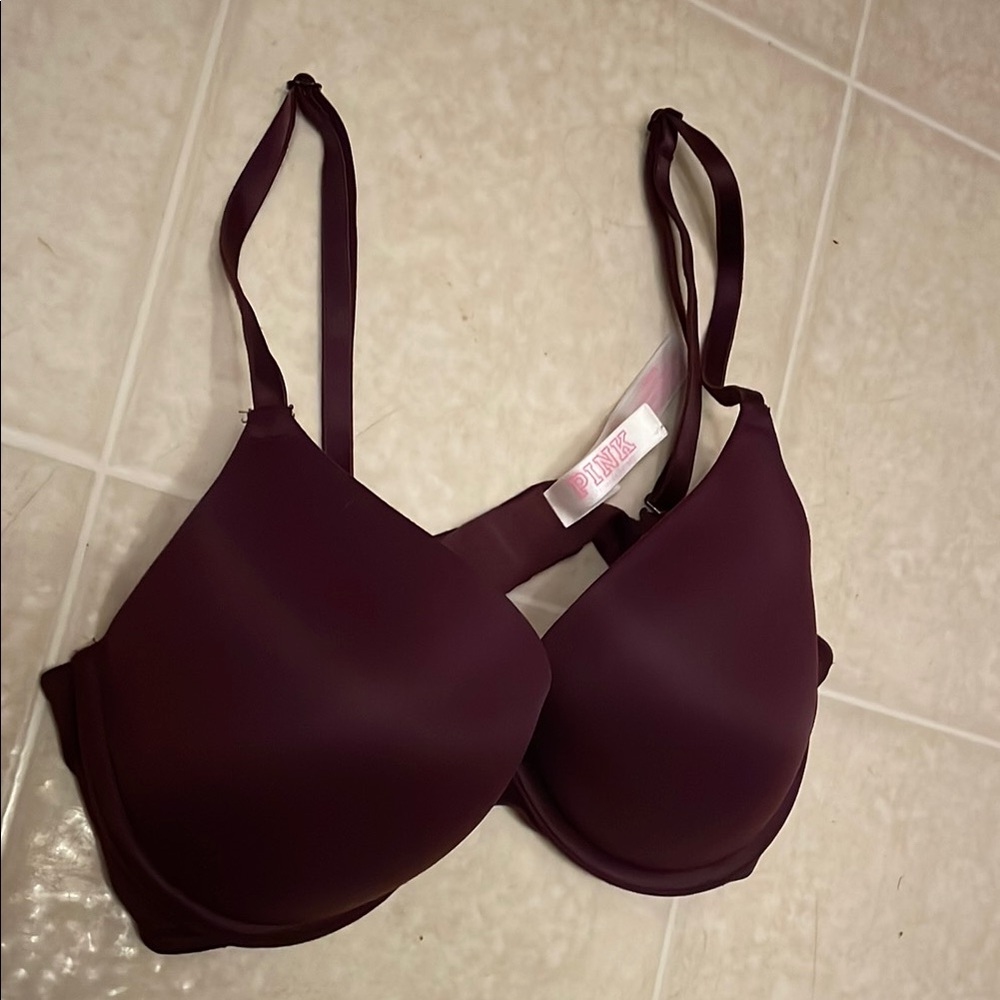 PINK Victoria's Secret Purple Wear Everywhere Push Up Bra